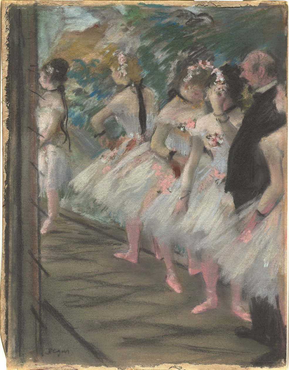 Het ballet, c.1880 door Edgar Degas