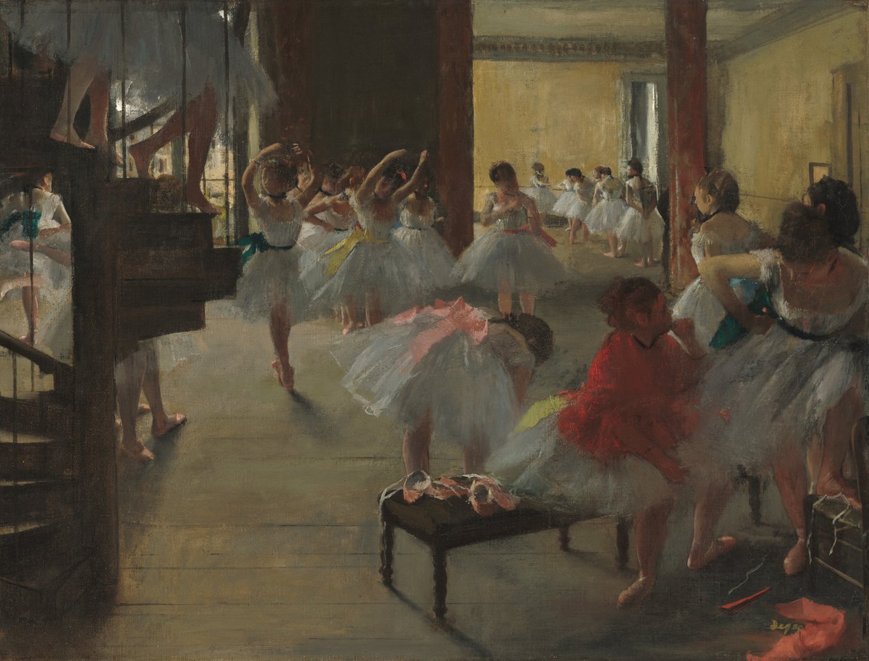 De dansles, ca. 1873 door Edgar Degas