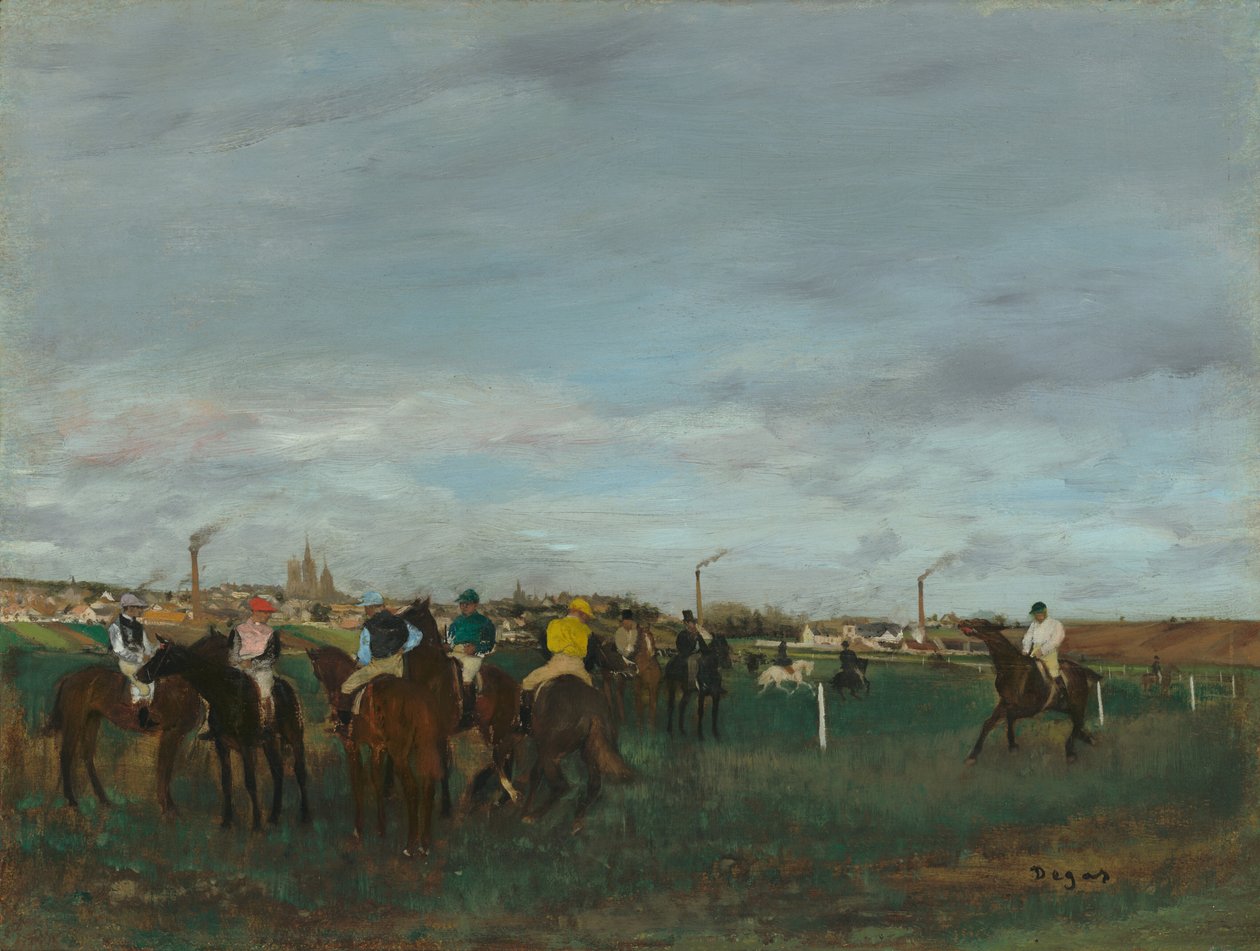 De Races door Edgar Degas