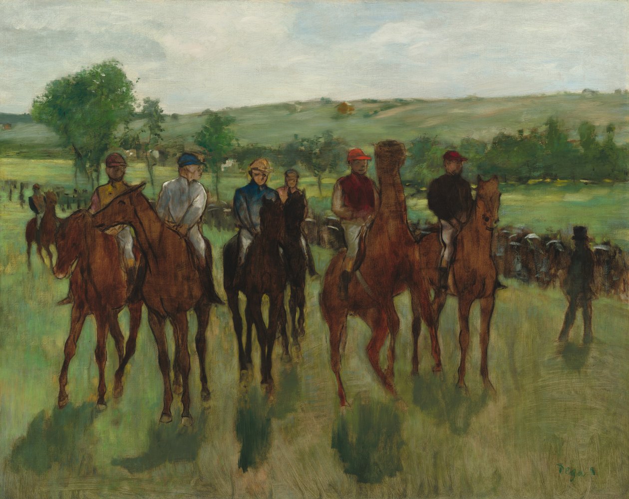 De Ruiters door Edgar Degas