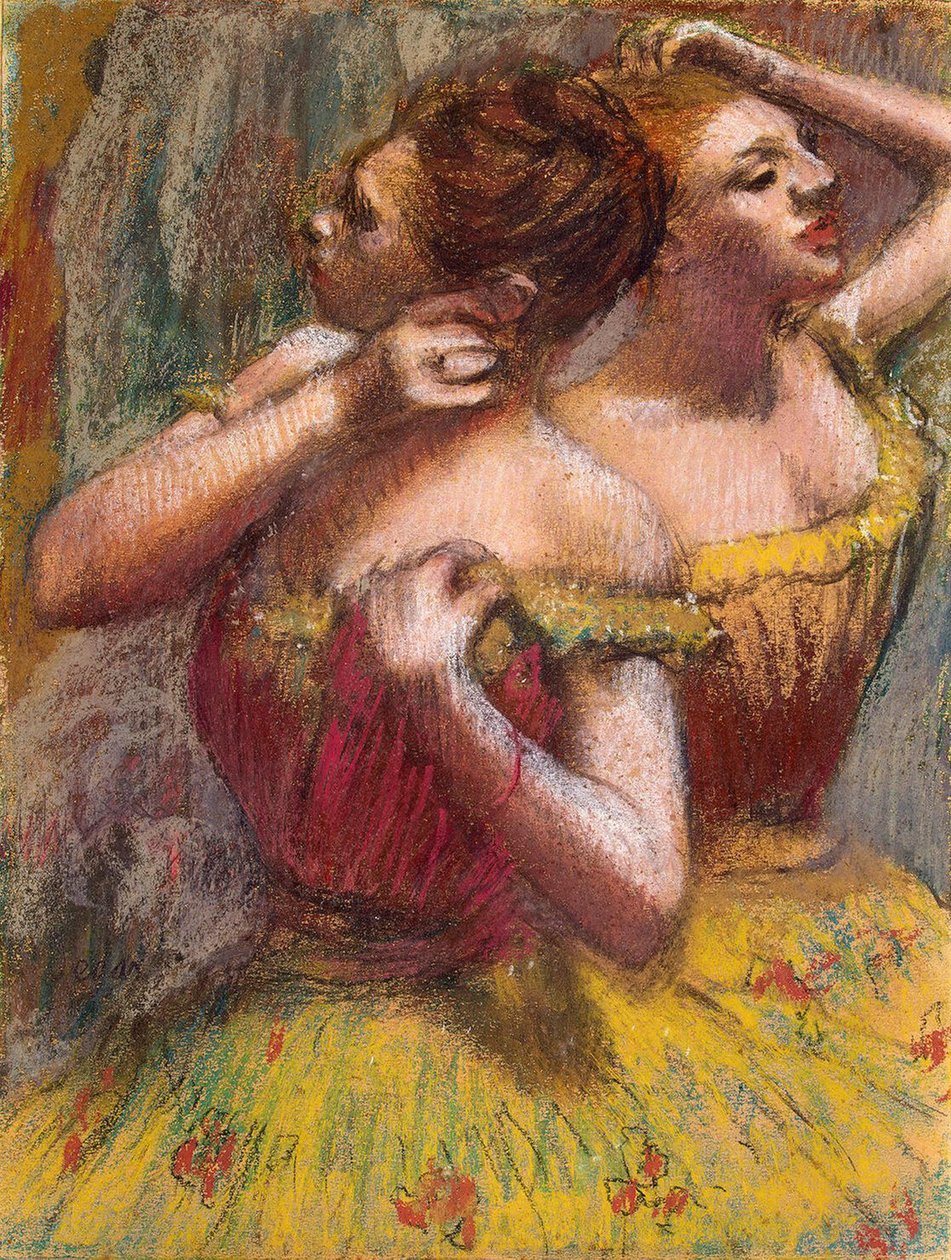 Twee dansers door Edgar Degas