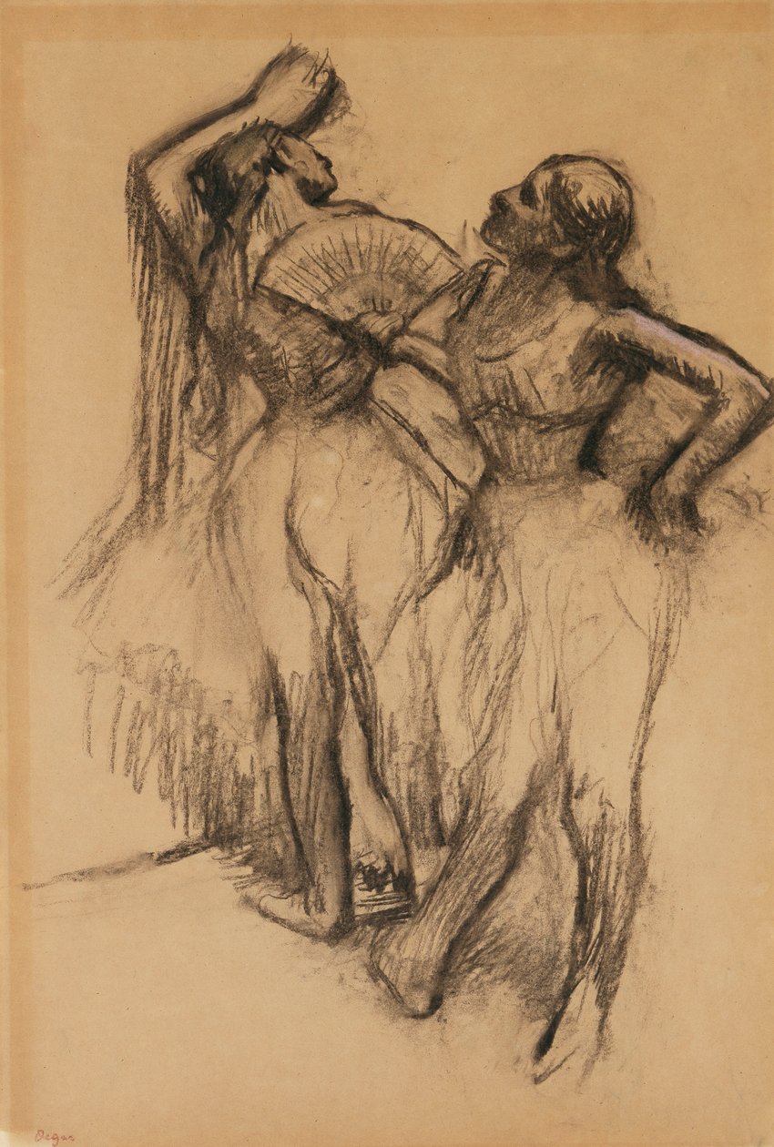 Twee Dansers door Edgar Degas
