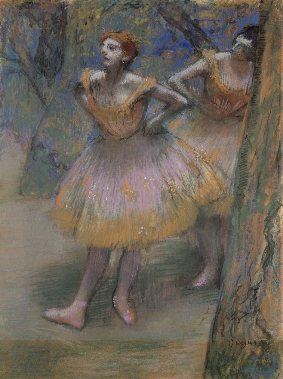 Twee Dansers, c.1893-?98 door Edgar Degas