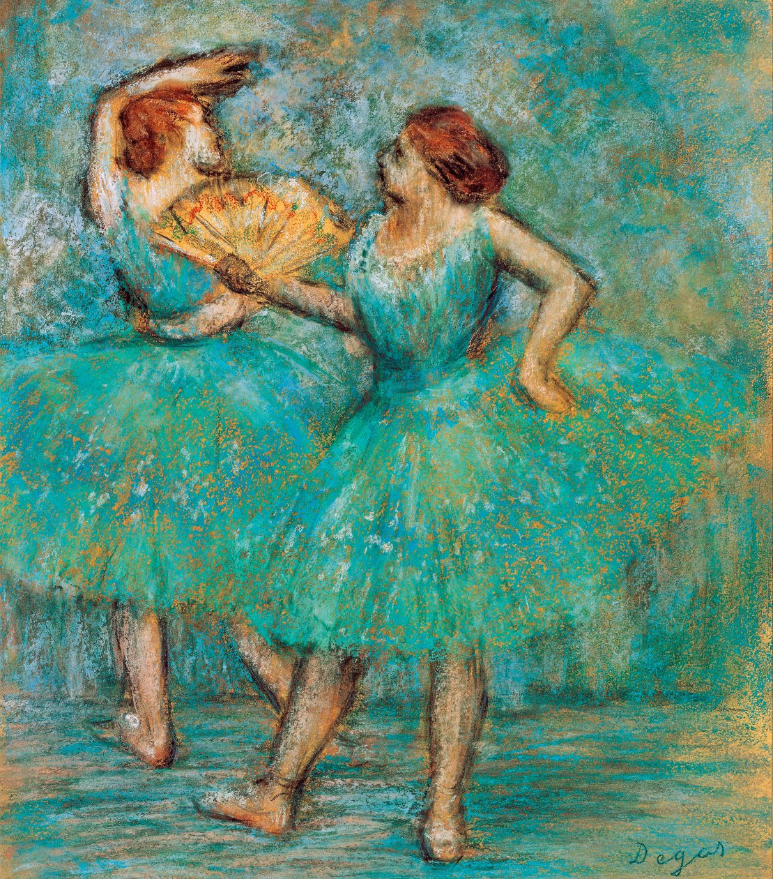 Twee dansers door Edgar Degas