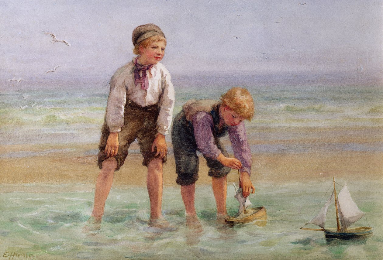 Zeilboten door Edith Hume