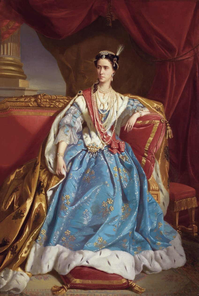 Élisa Rachel, 1855 door Edmond Aime Florentin Geffroy
