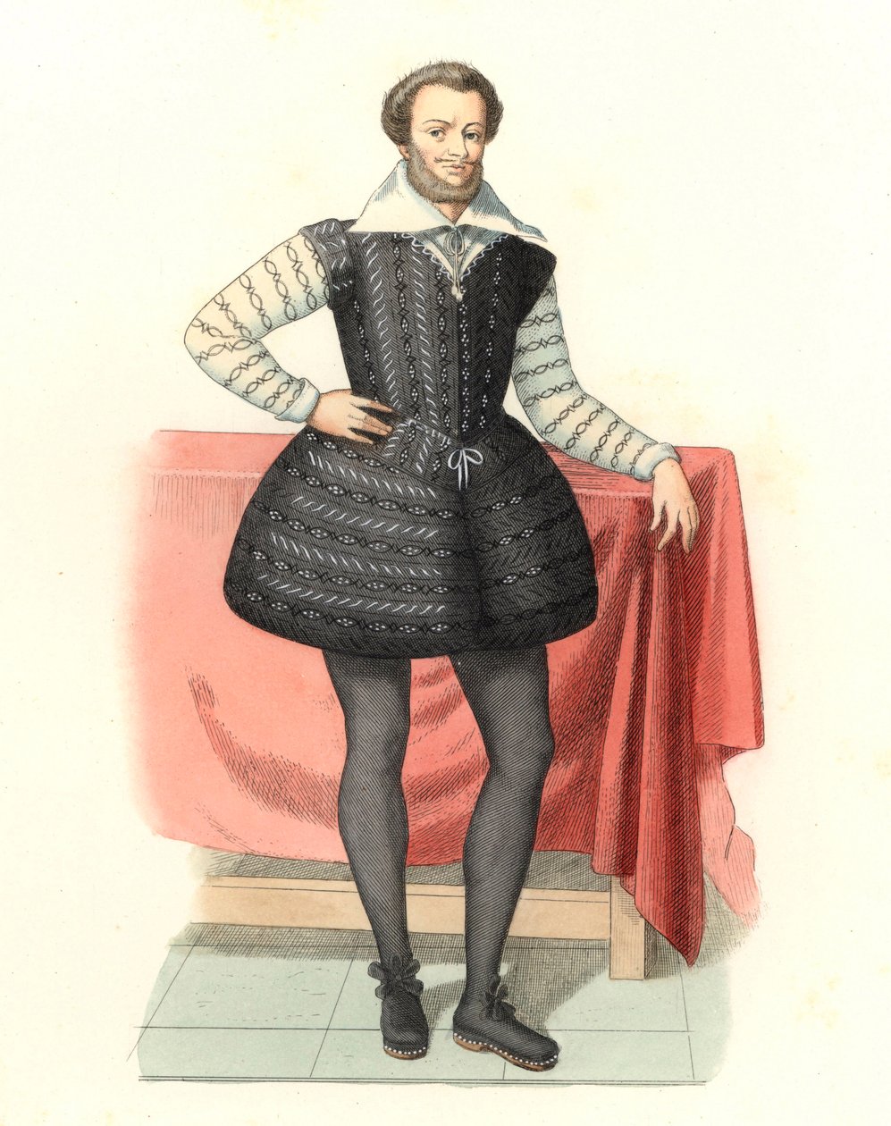 Antoine de Saint Chamans, Franse adel door Edmond Lechevallier Chevignard
