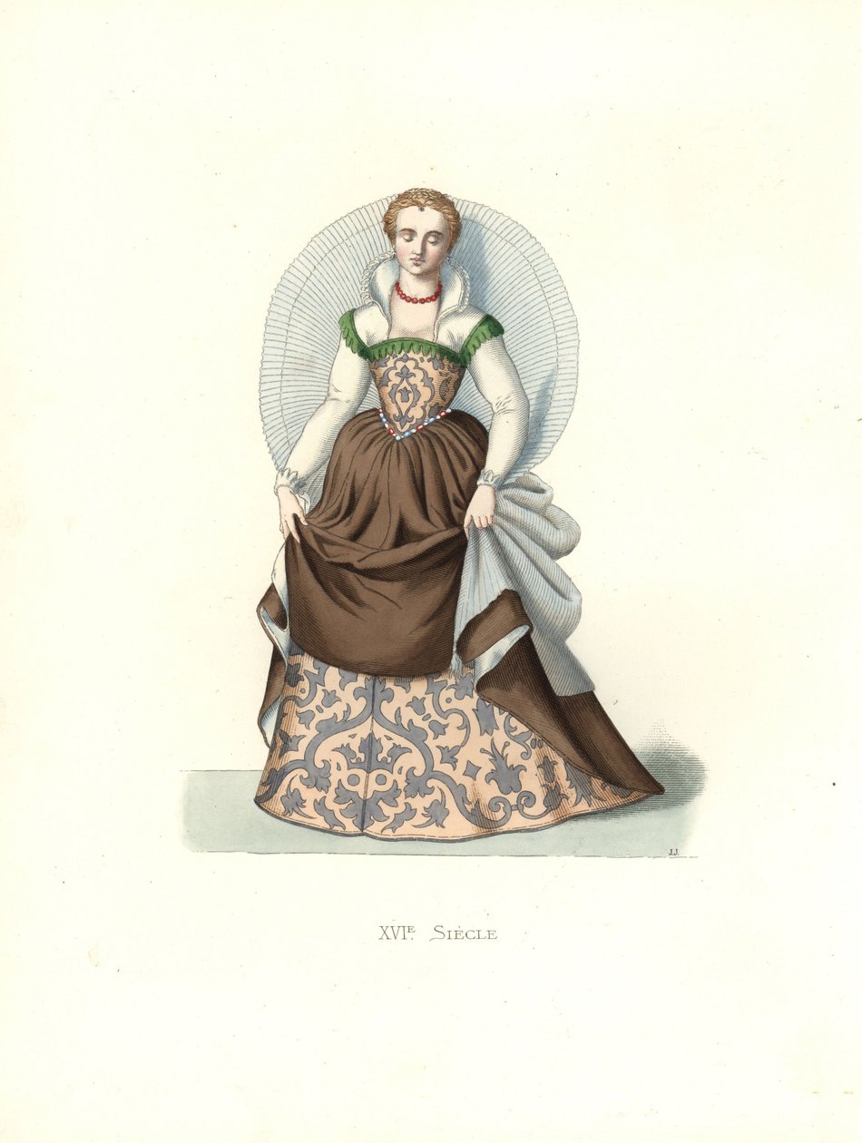 Venetiaanse edelvrouw door Edmond Lechevallier Chevignard