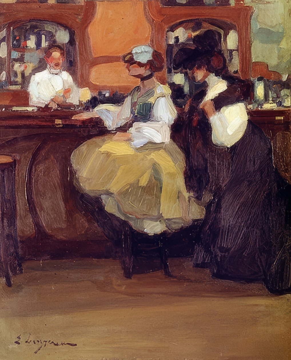 Bar Tabarin. 1905 door Edmond Lempereur