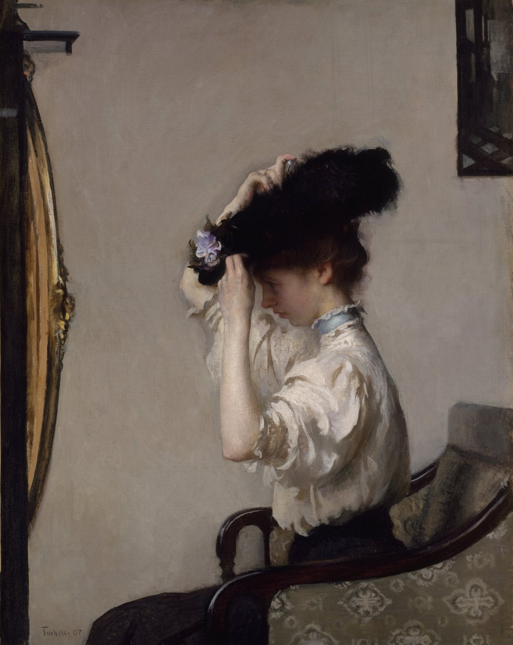 Voorbereiding voor de Matinee door Edmund Charles Tarbell