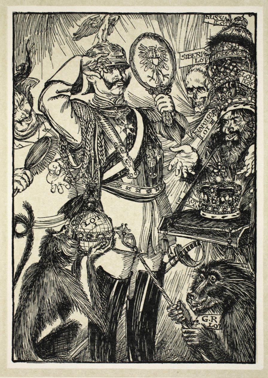 Voor de mooie ogen van de Kaiser, illustratie uit The Kaiser