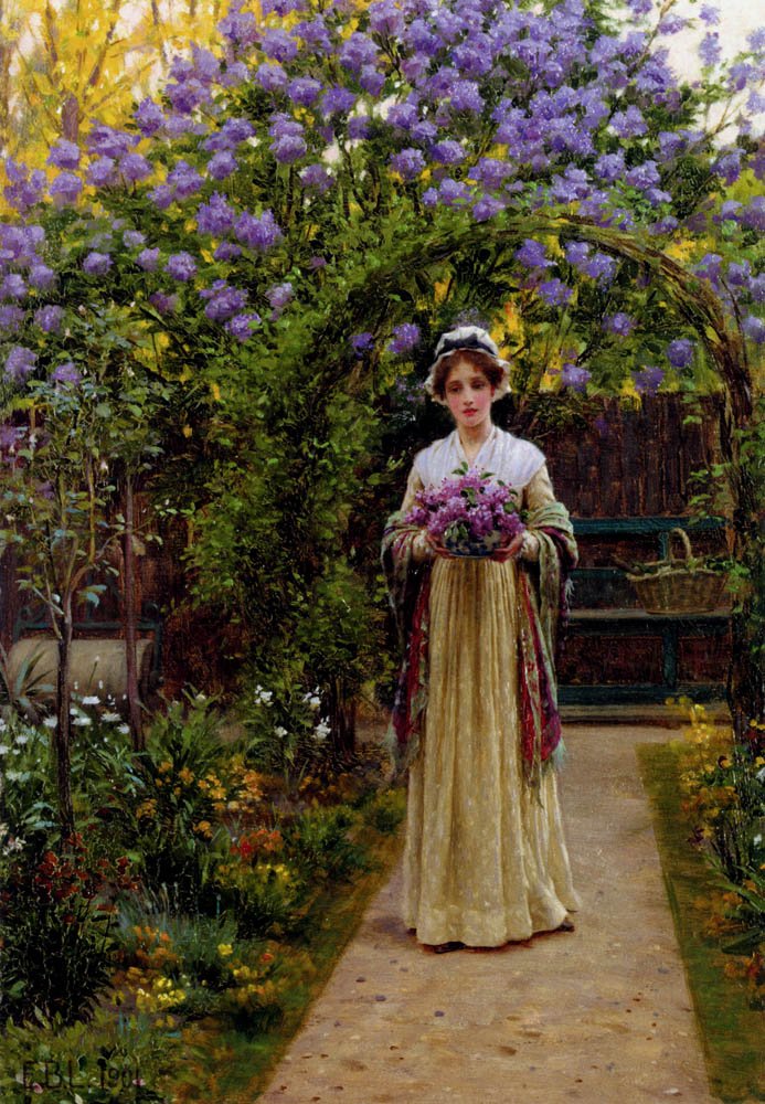 Sering door Edmund Leighton