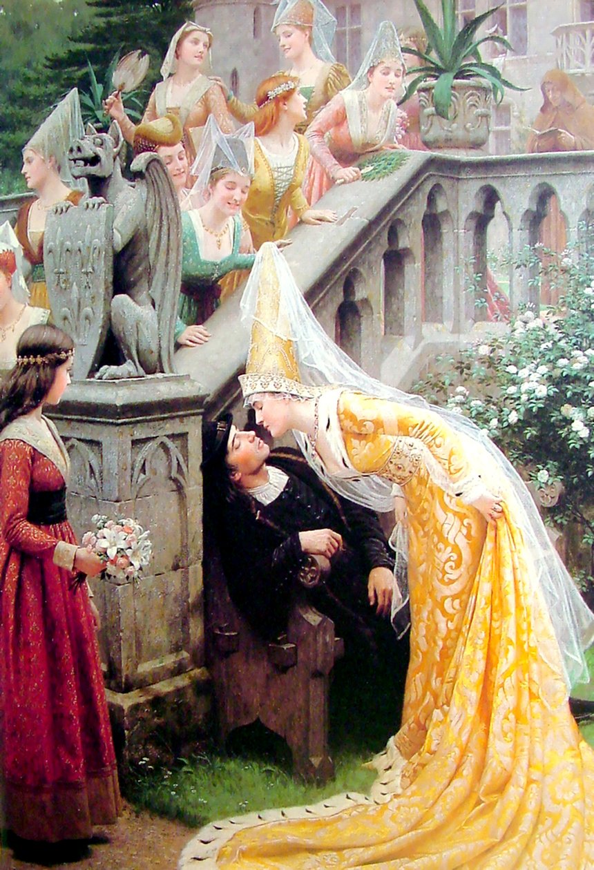 Alain Chartier, 1903 door Edmund Blair Leighton