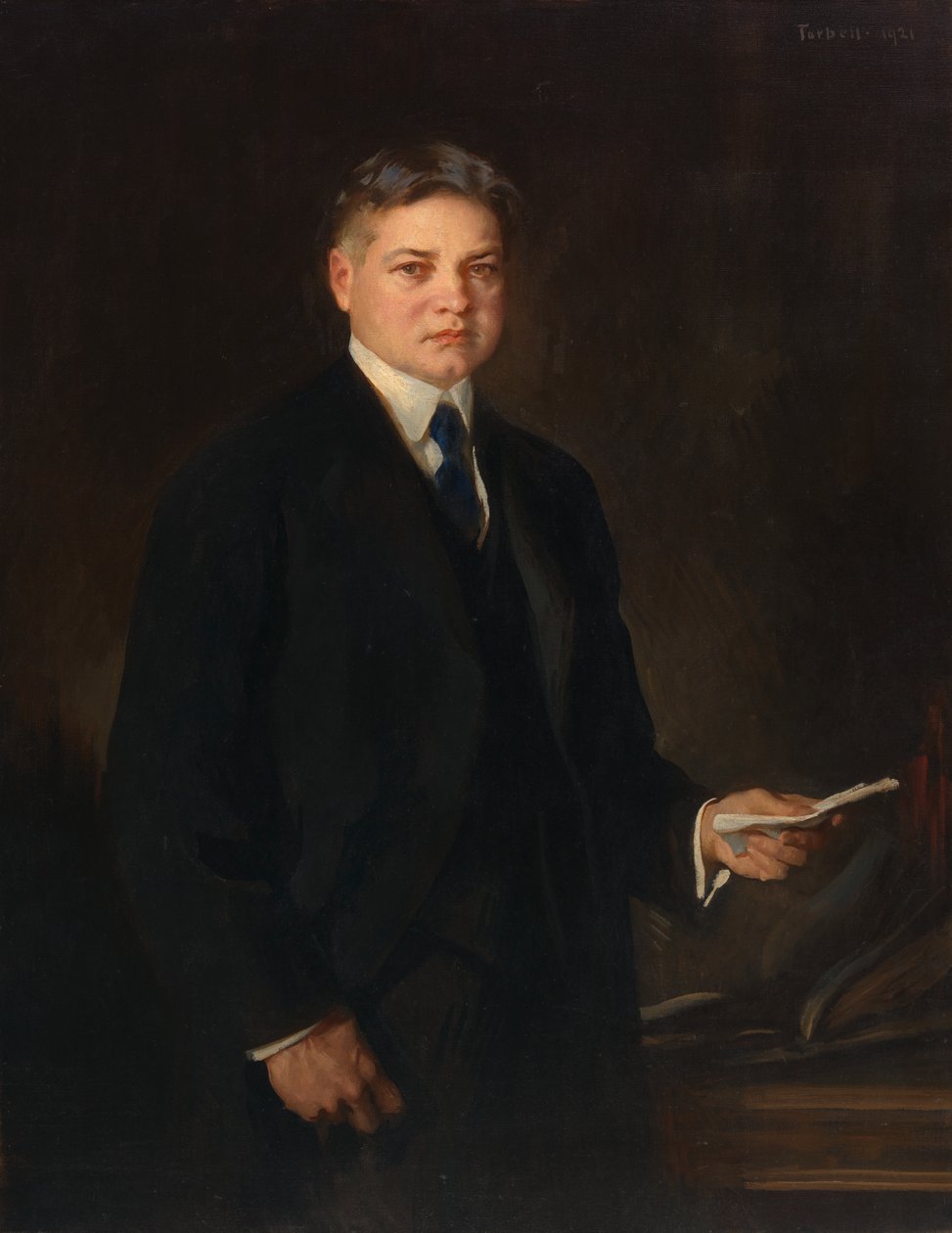 Herbert Hoover, 1921 door Edmund Charles Tarbell