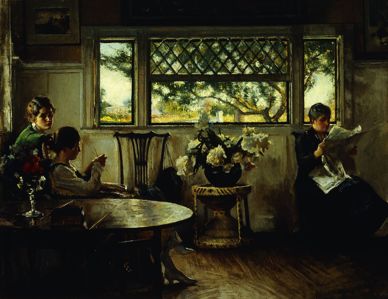Moeder, Mercie en Mary door Edmund Charles Tarbell