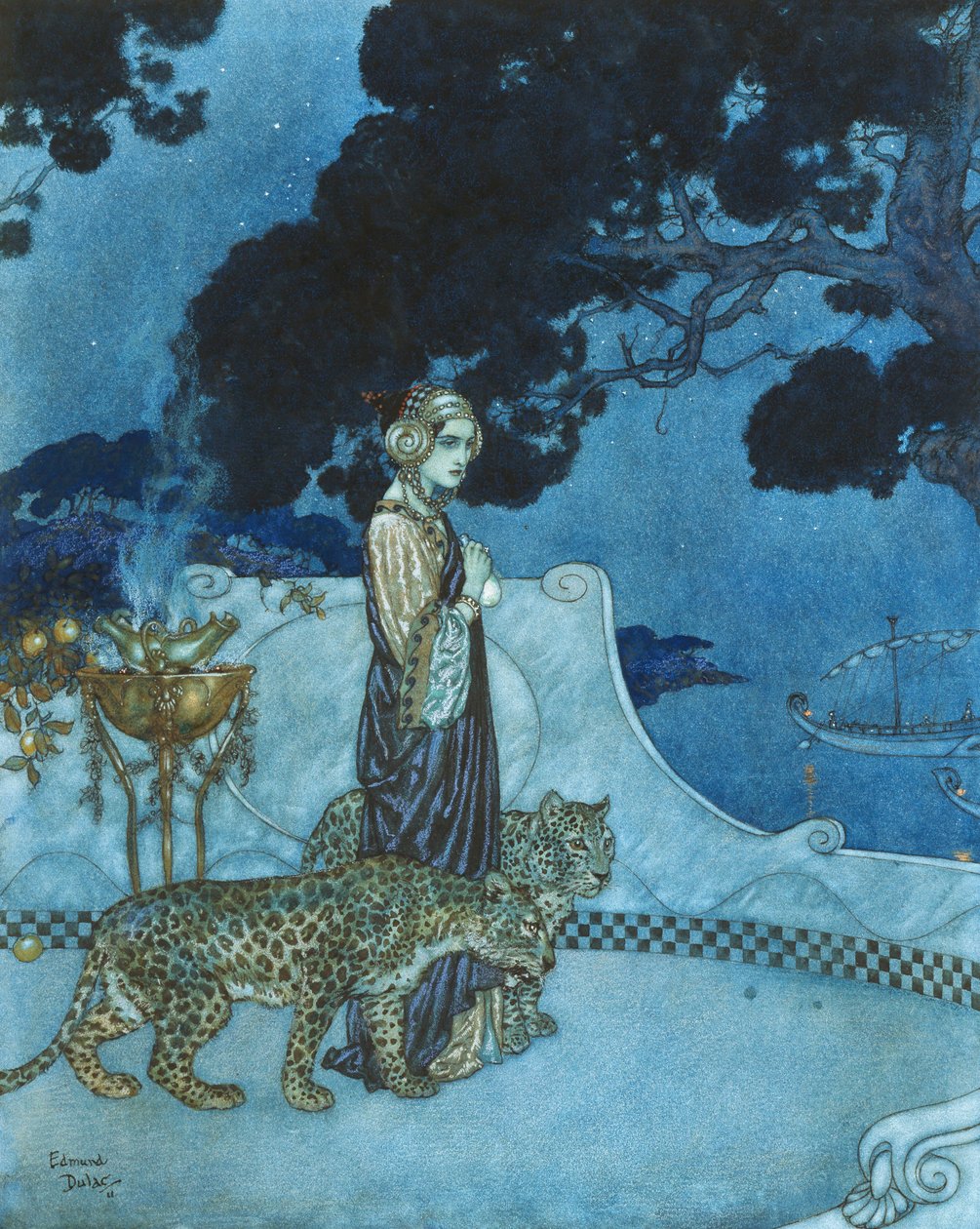 Circe door Edmund Dulac