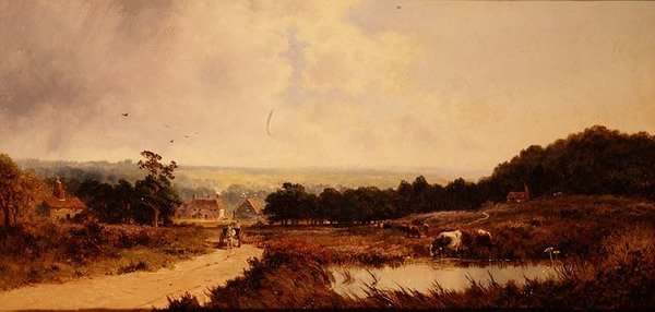 Pynford, nabij Surrey door Edmund John Niemann