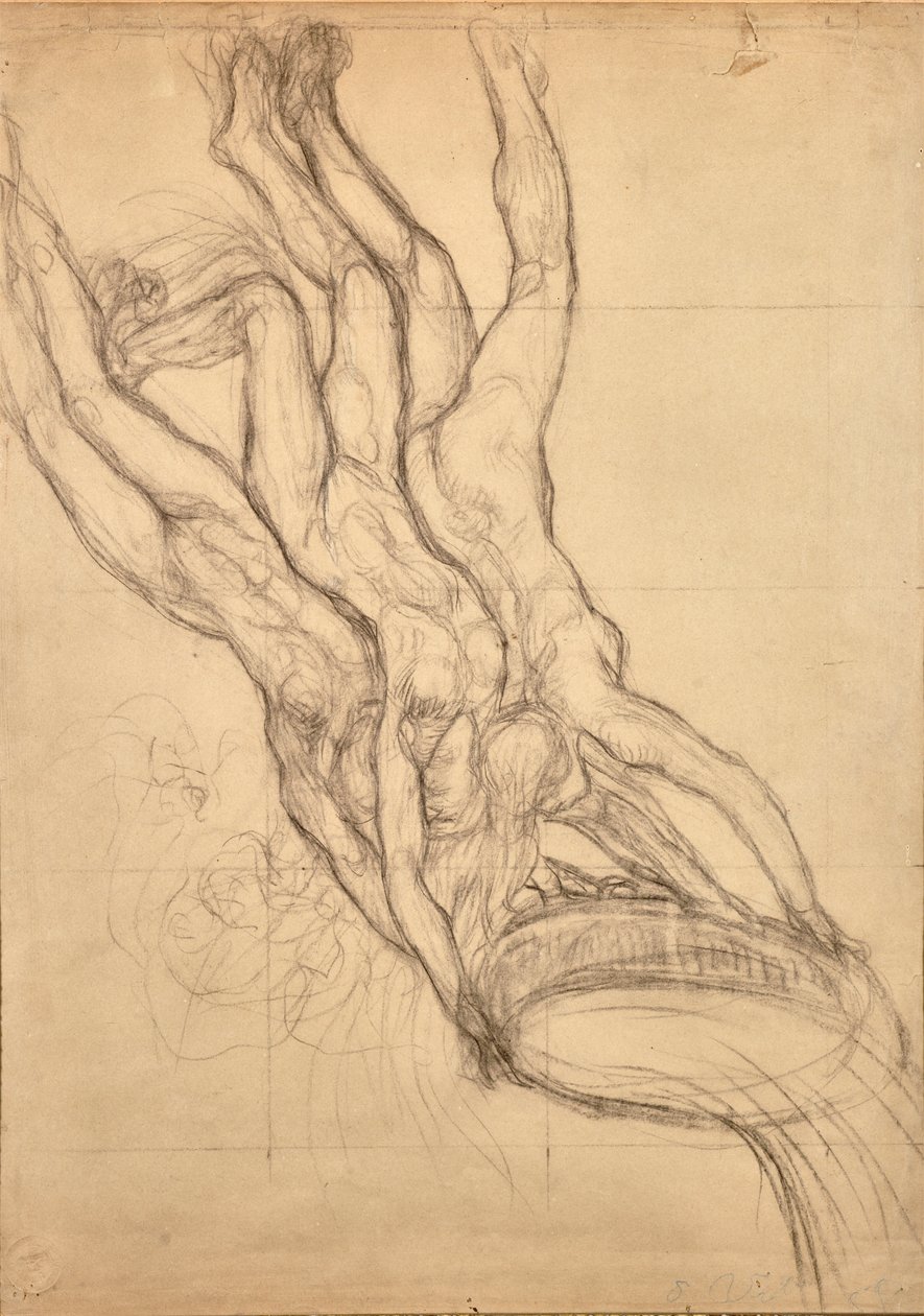 Hyades, c.1914 door Edoardo de Albertis
