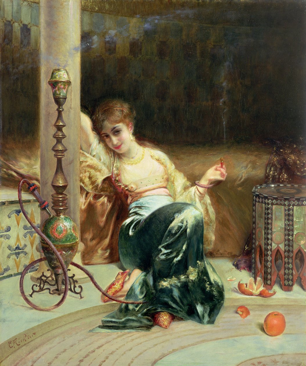 Dromen door Edouard Frederic Wilhelm Richter
