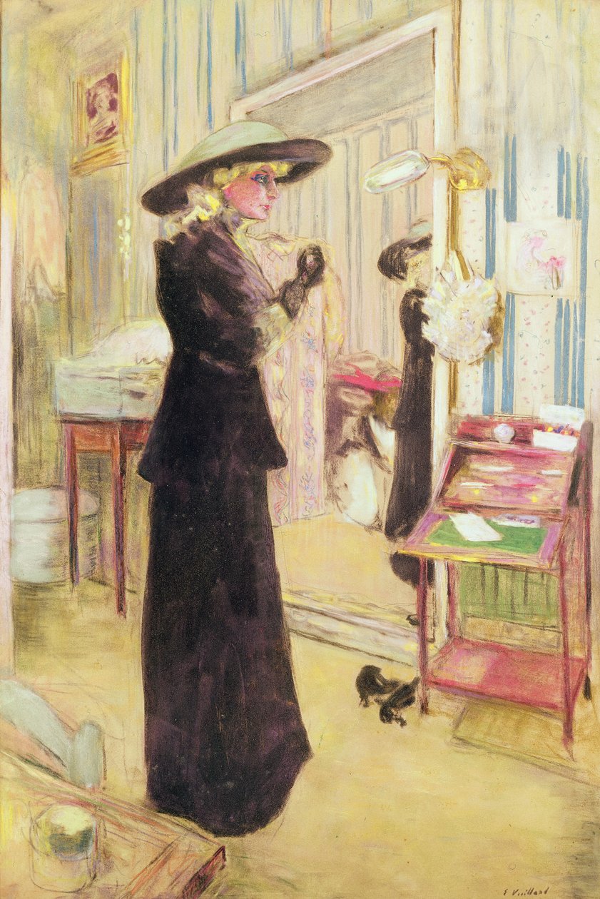 Charlotte Lysès, 1912 door Edouard Vuillard