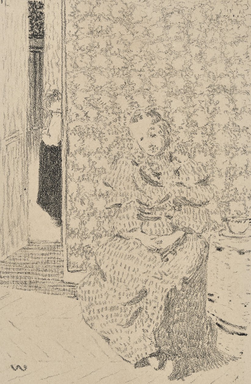 Interieur, 1893 door Edouard Vuillard