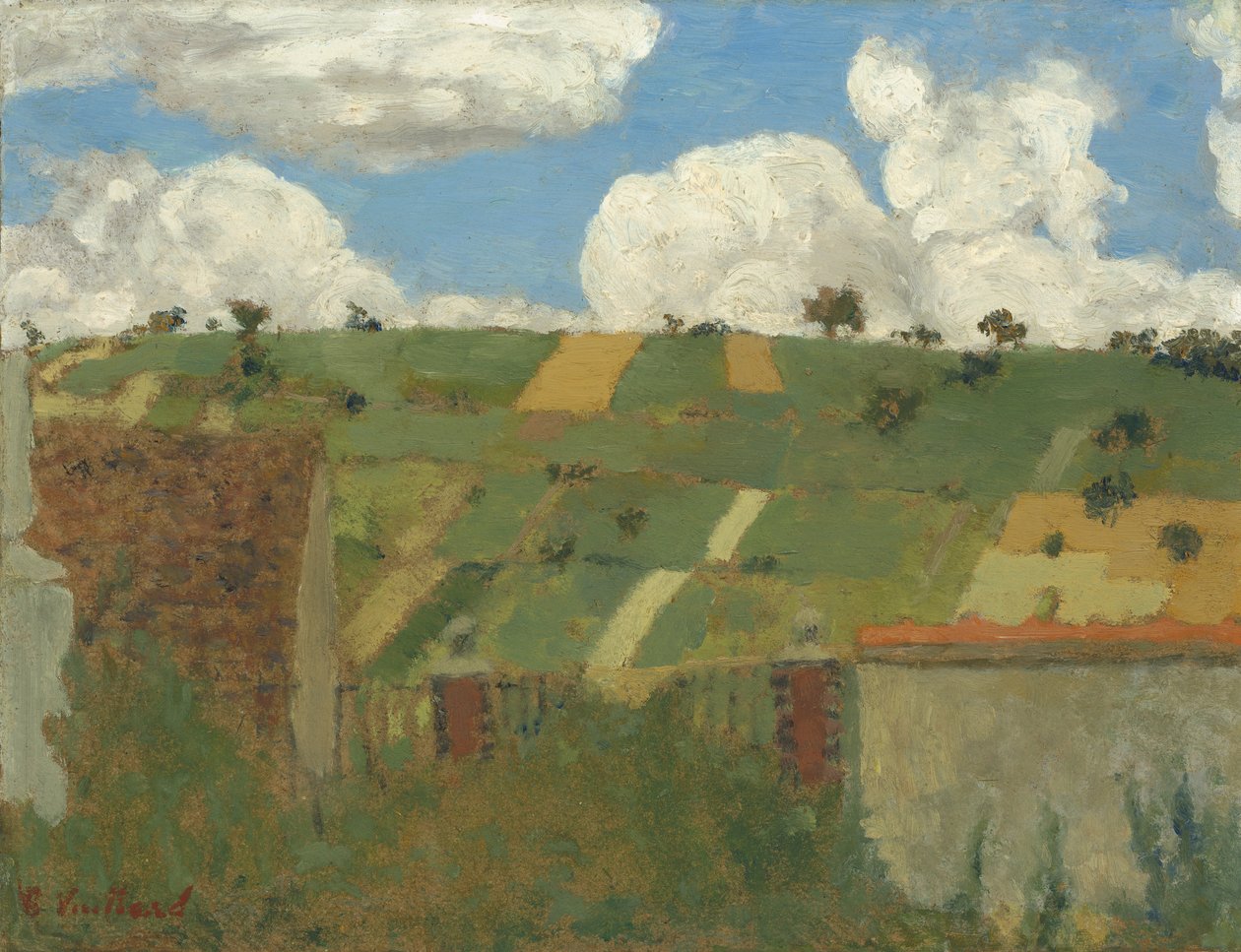 Landschap van de Ile-de-France, c.1894 door Edouard Vuillard