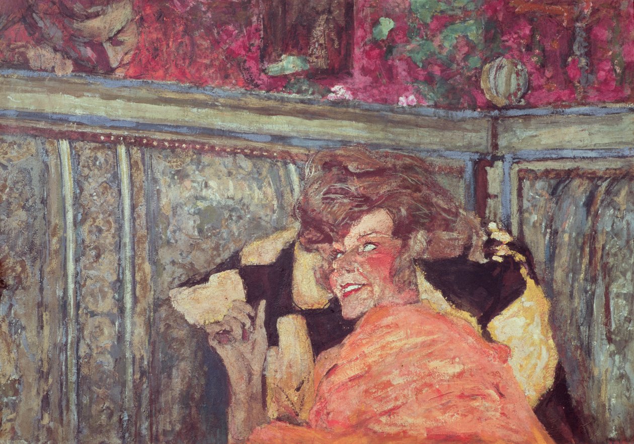 Yvonne Printemps (1894-1977) en Sacha Guitry (1885-1957) ca. 1912 door Edouard Vuillard