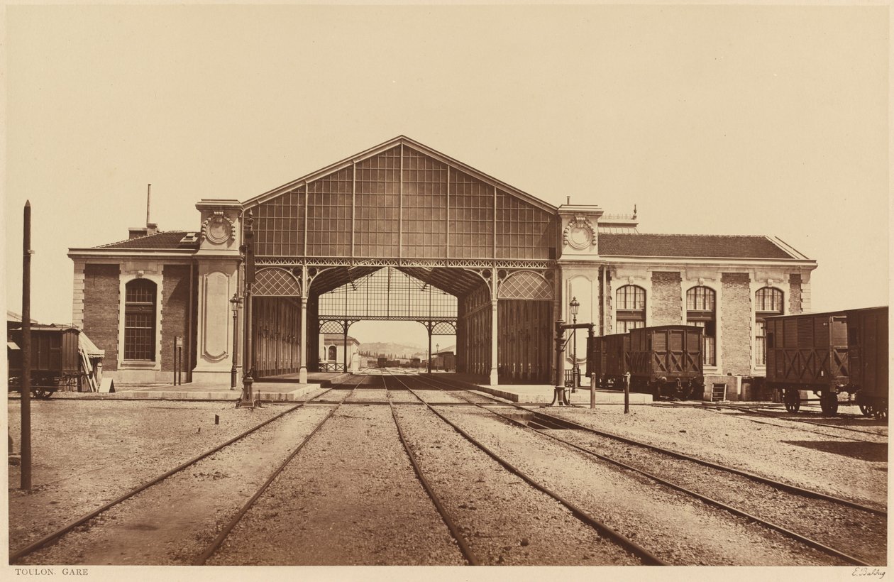 Toulon, Station door Edouard Denis Baldus