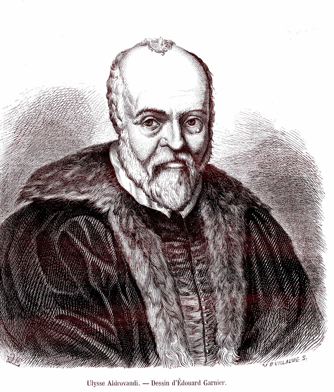 Ulisse Aldrovandi door Edouard Garnier