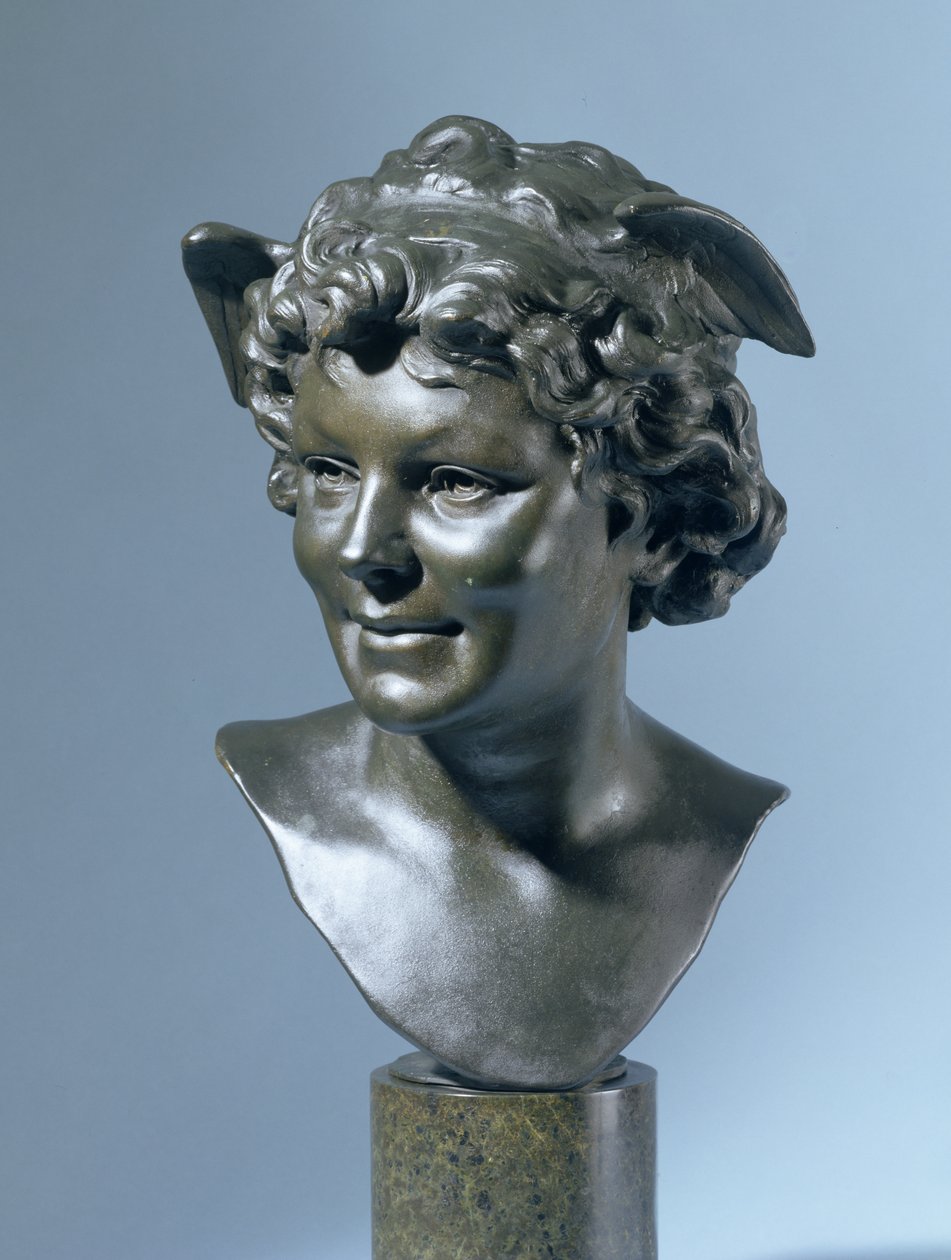 Hoofd van Mercurius door Edouard Lanteri
