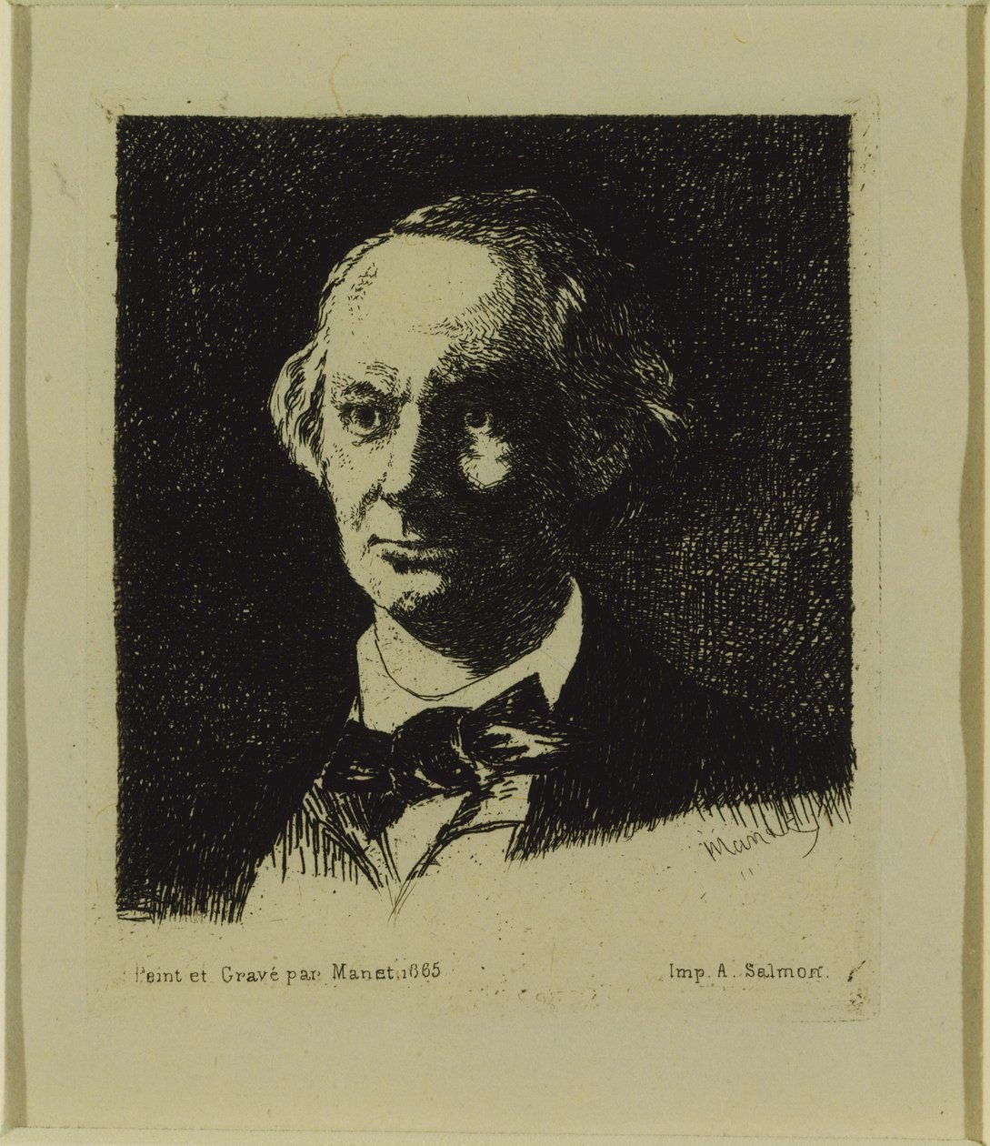 Baudelaire door Édouard Manet