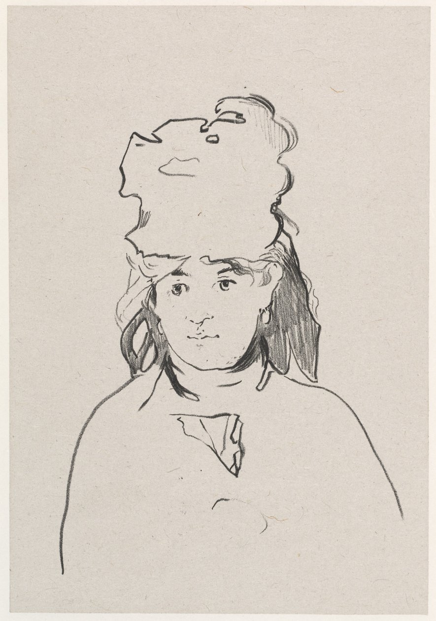 Berthe Morisot, 1872 door Édouard Manet