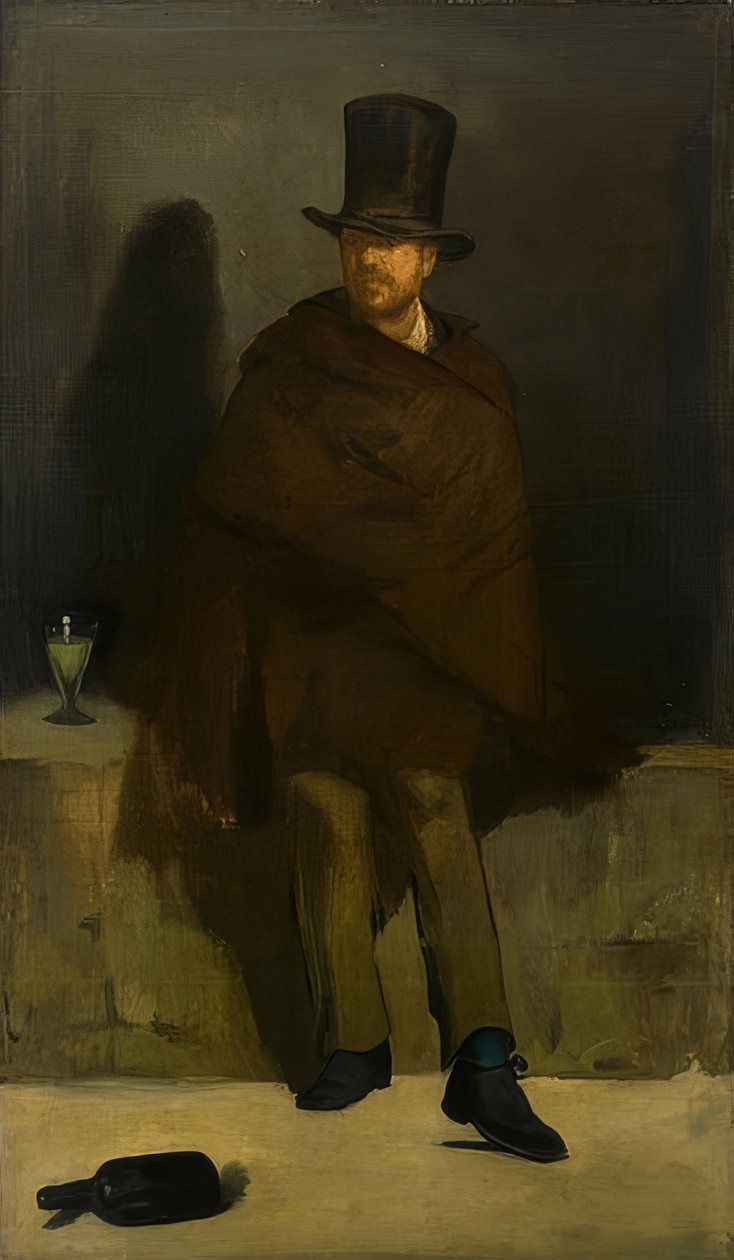 De absintdrinker door Édouard Manet