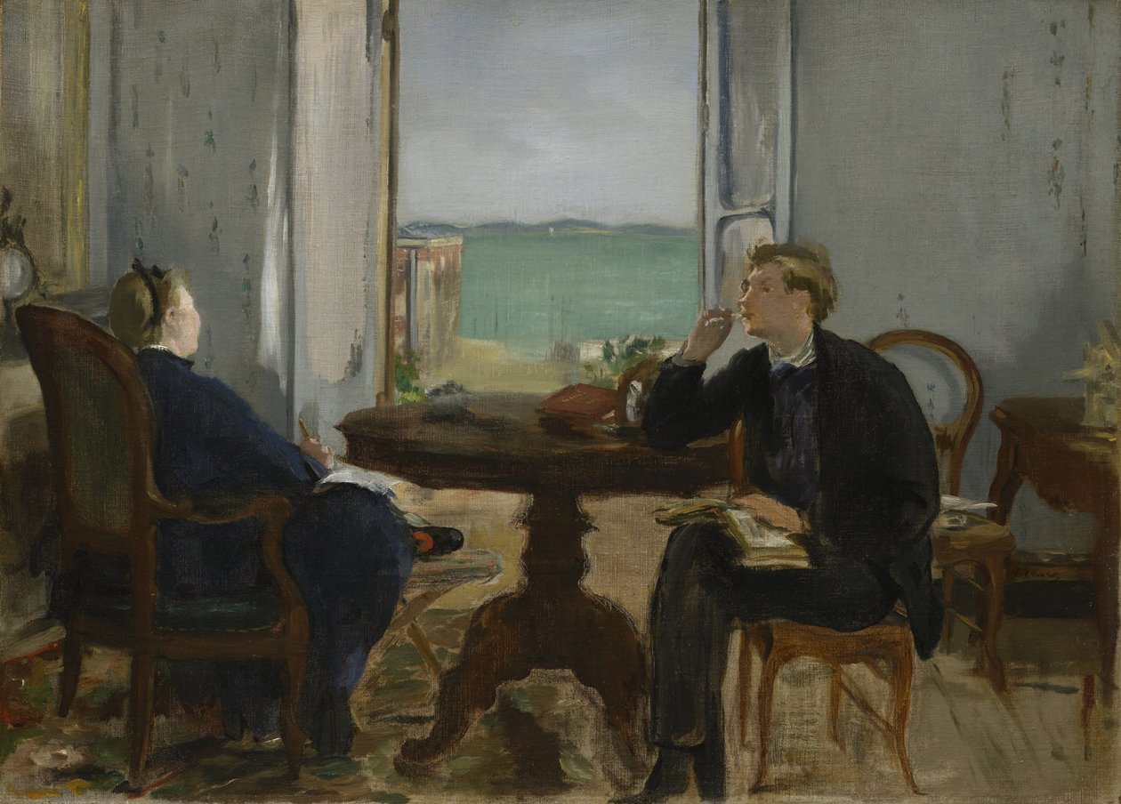 Interieur in Arcachon, 1871 door Édouard Manet