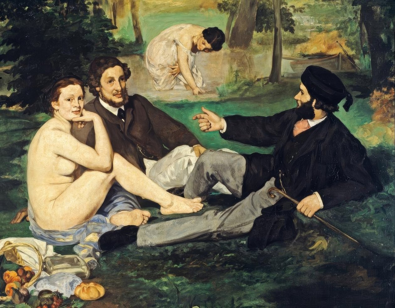 Dejeuner sur l’herbe door Édouard Manet