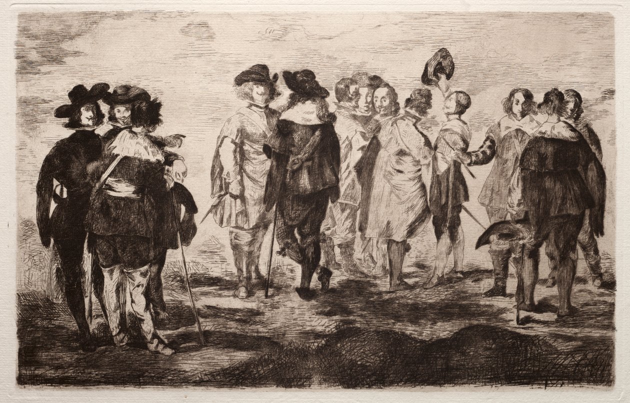 De kleine ruiters door Édouard Manet