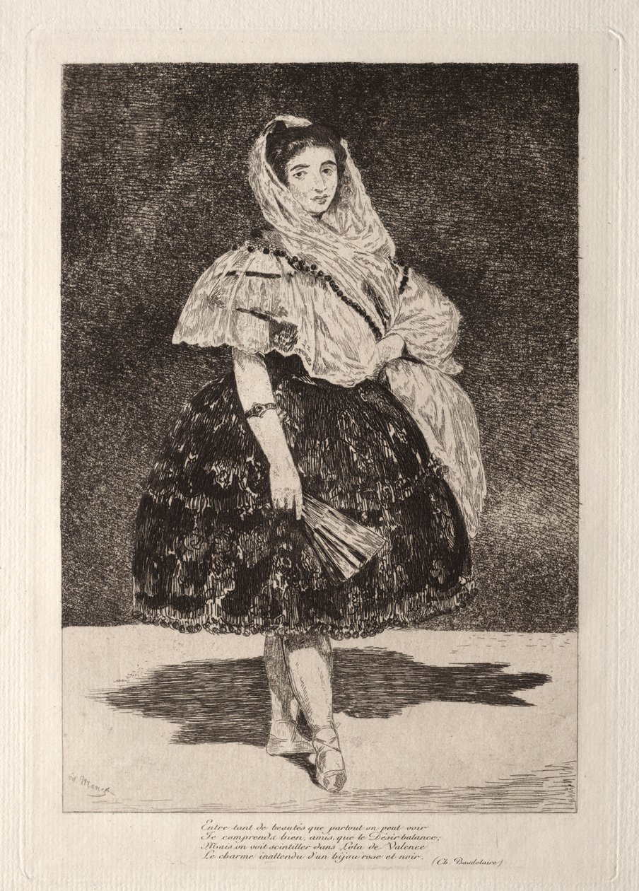 Lola de Valence door Édouard Manet