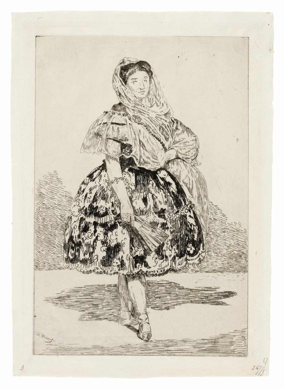 Lola de Valence door Édouard Manet