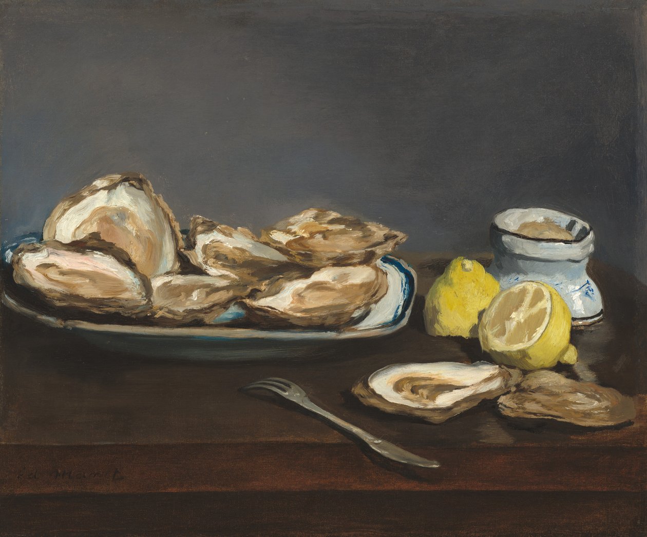 Oesters door Édouard Manet