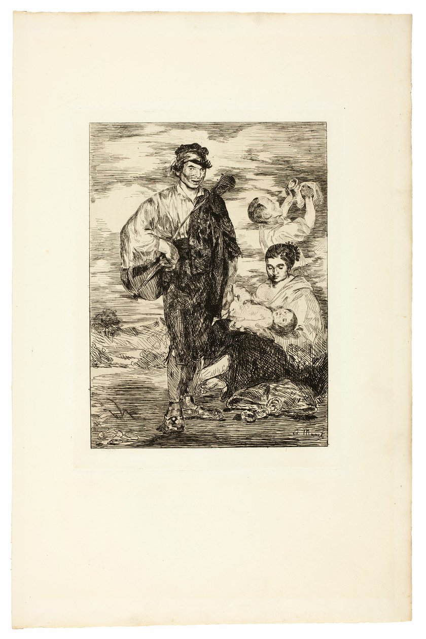 De Zigeuners door Édouard Manet