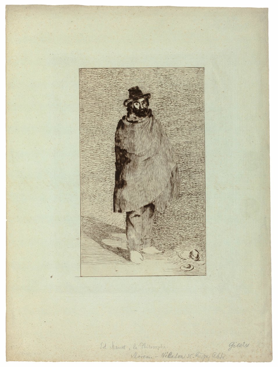 De Filosoof door Édouard Manet