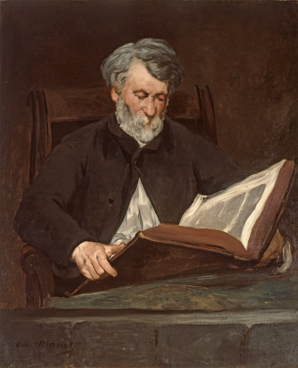 De Lezer door Édouard Manet