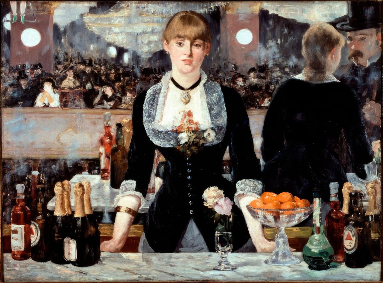 Een bar bij de Folies-Bergère door Édouard Manet