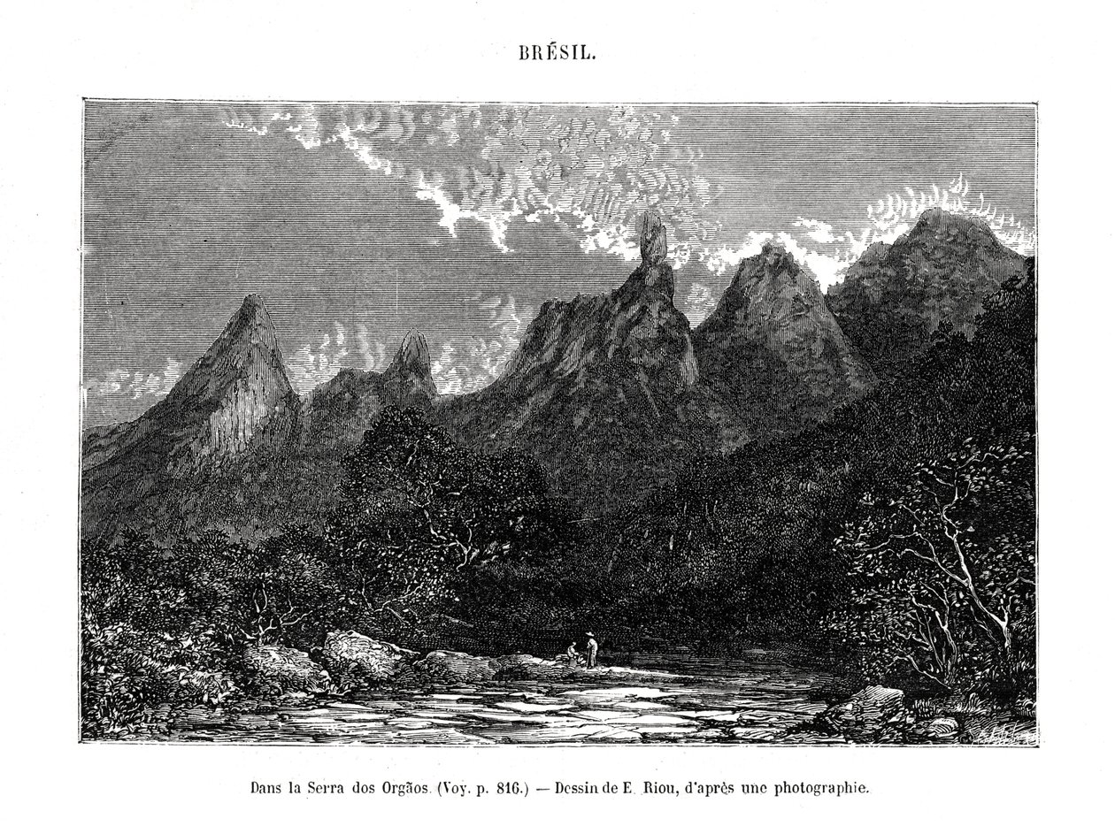 Serra dos Órgãos, Brazilië, 19e eeuw door Edouard Riou