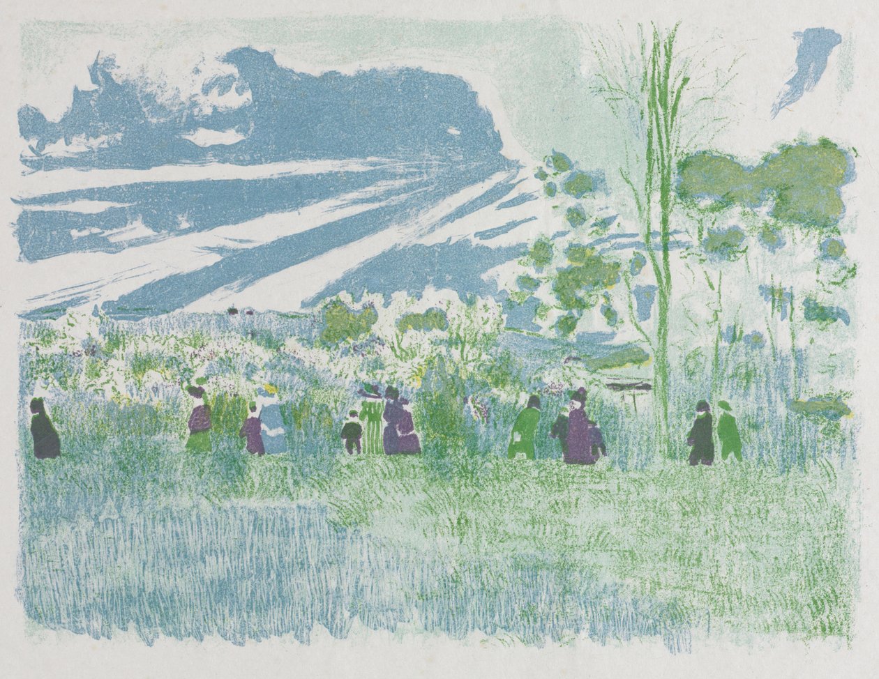 Over de Velden door Edouard Vuillard