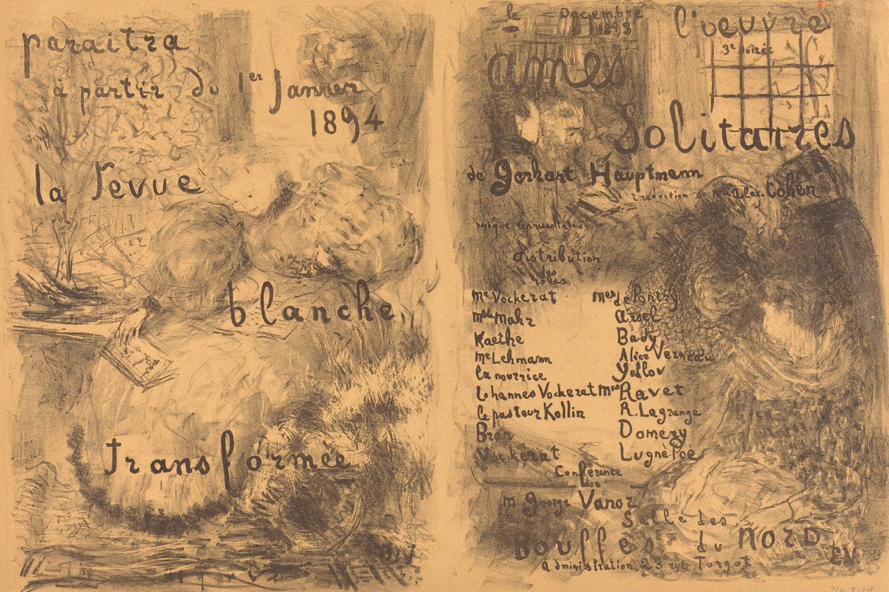 Eenzame zielen door Edouard Vuillard