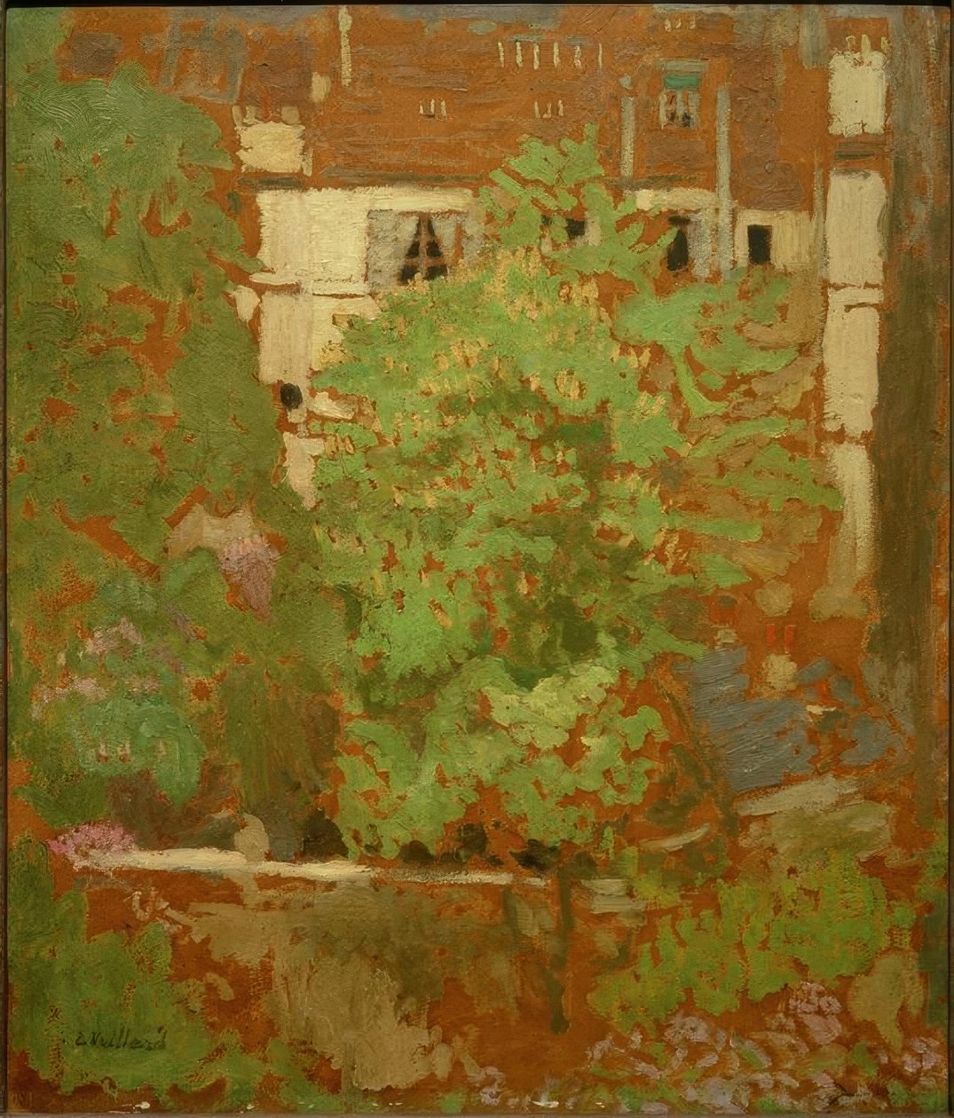 E. Vuillard, Kastanjebomen door Edouard Vuillard