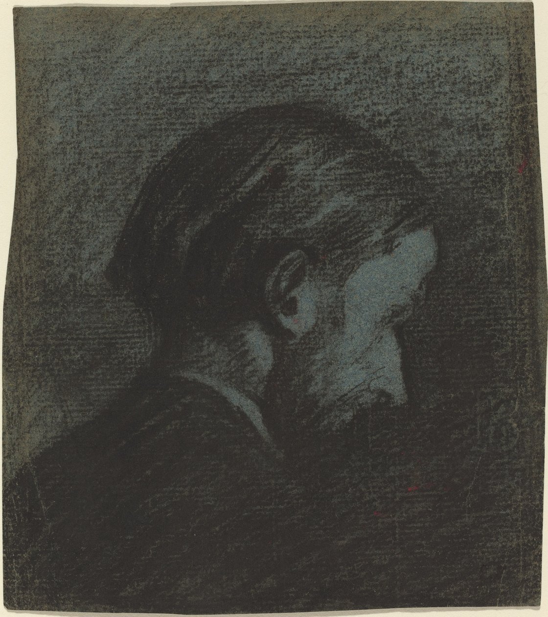 Hoofd van een Bebaarde Man door Edouard Vuillard