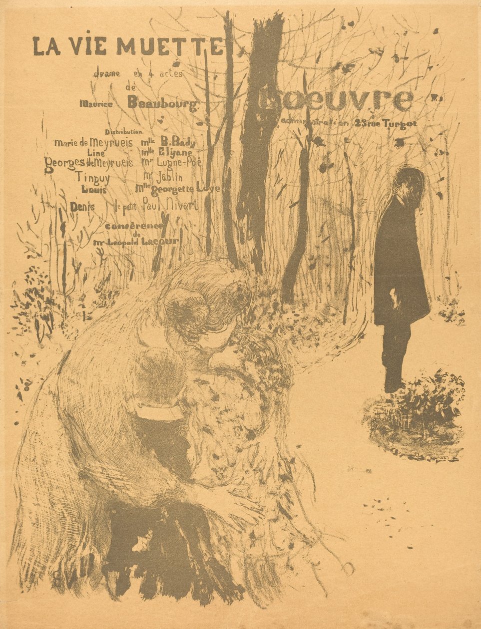 La Vie muette, 1894 door Edouard Vuillard