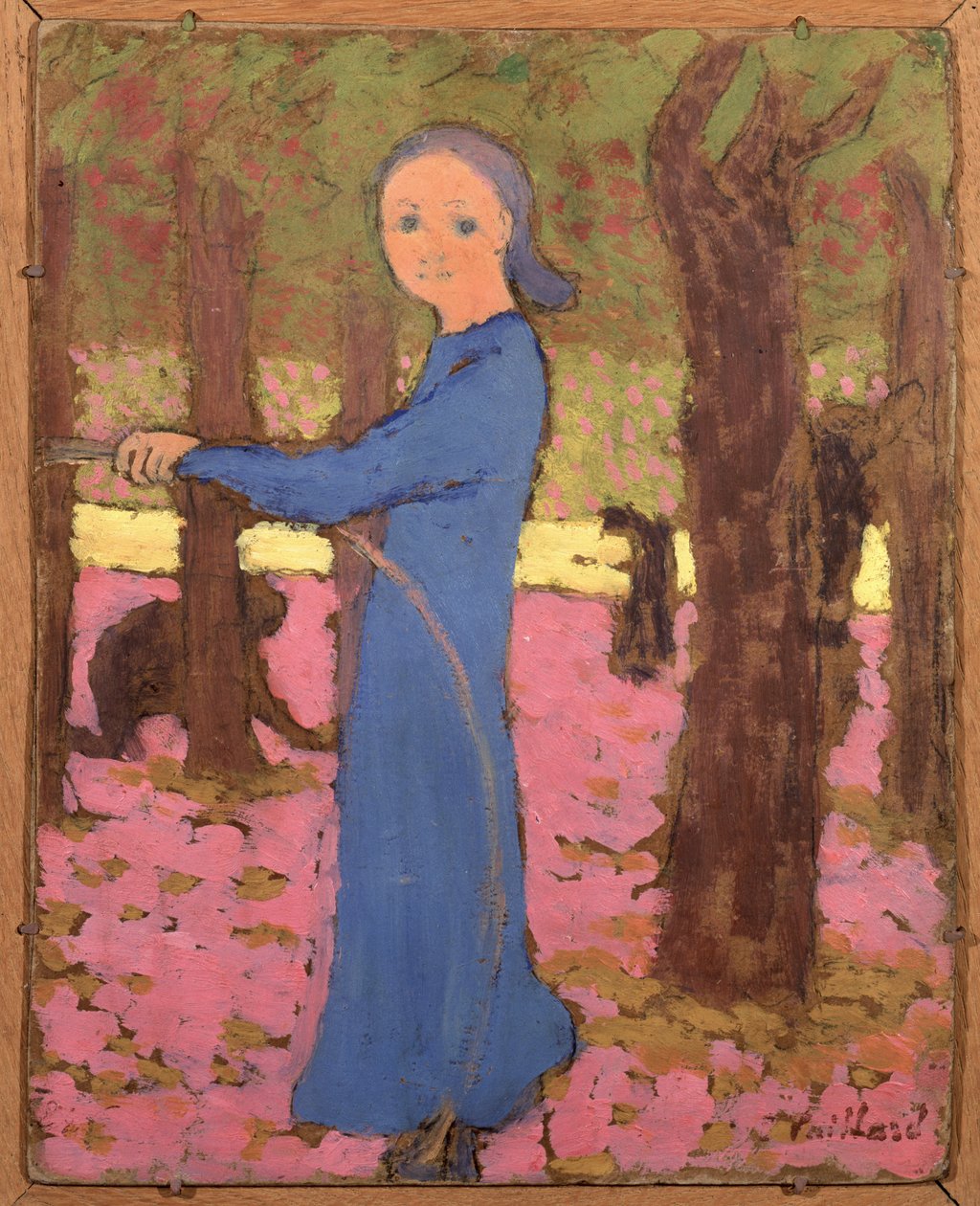 La fillette au cerceau, circa 1891 door Edouard Vuillard